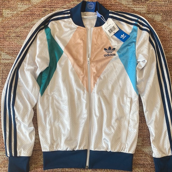 adidas gazelle silver green womens Firebird Track Top – Stirling Sports